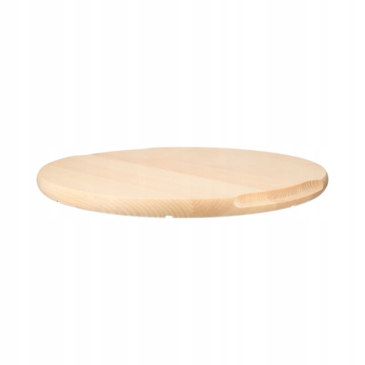 Pizzabrett Dia 400mm x 19mm Schneidebrett für Pizza MWOOD