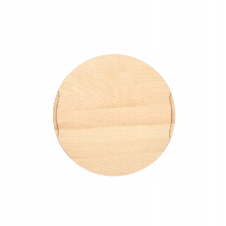 Pizzabrett Dia 400mm x 19mm Schneidebrett für Pizza MWOOD