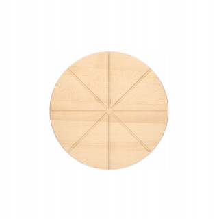 Pizzabrett Dia 350mm x 19mm Schneidebrett für Pizza MWOOD