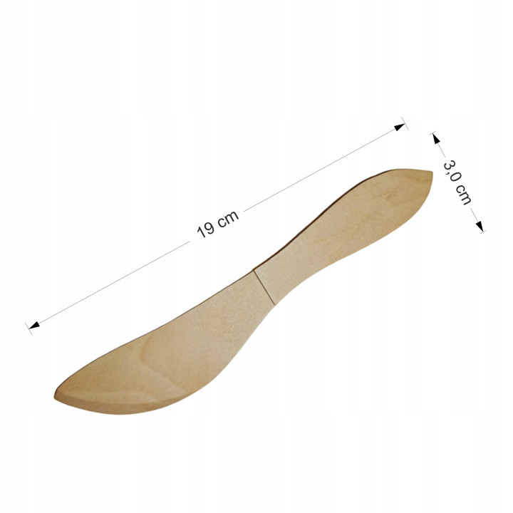 HOLZBUTTERMESSER MIT GRIFF MIT KAPPEN