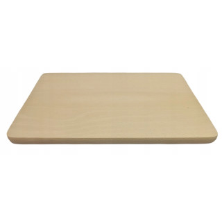 Großes Schneidebrett Holztablett rechteckig 30X20 cm Massivholz Buche