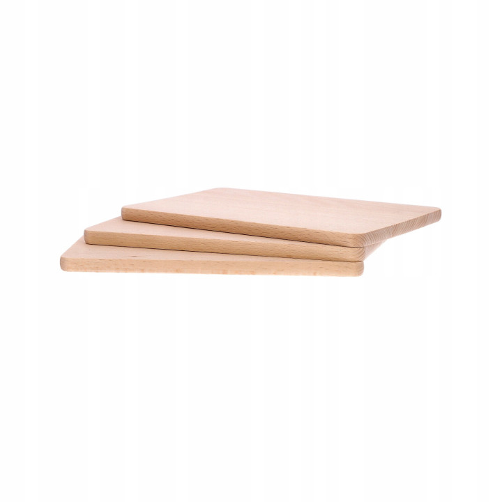 Mwood 3er Set Frühstücksbretter 22x14 Cm Zum Schneiden Hacken Von Gemüse