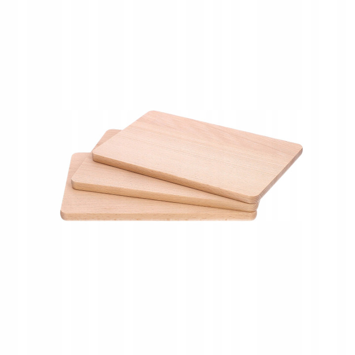 Mwood 3er Set Frühstücksbretter 22x14 Cm Zum Schneiden Hacken Von Gemüse