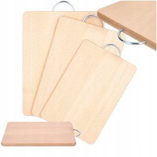 Mwood 3er Set Holzbretter Mit Metallgriff Verschiedene Größen