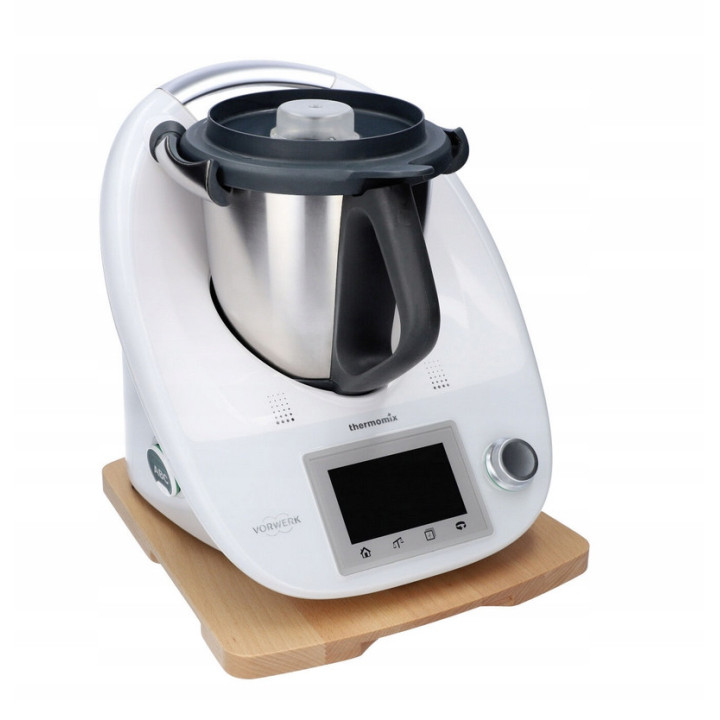 STÄNDER BRETT FÜR THERMOMIX TM6 TM5 HOLZ BUCHE POLNISCH