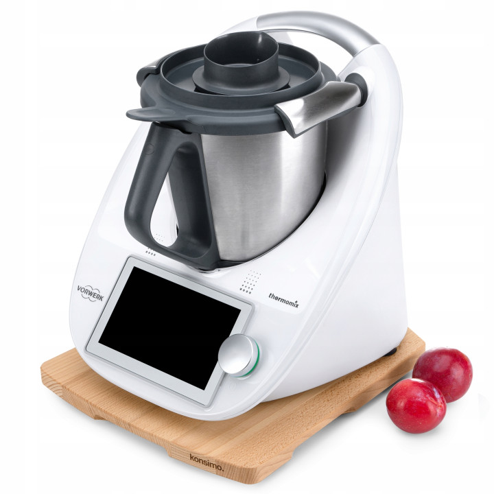 STÄNDER BRETT FÜR THERMOMIX TM6 TM5 KONSIMO GEÖLTE BUCHE